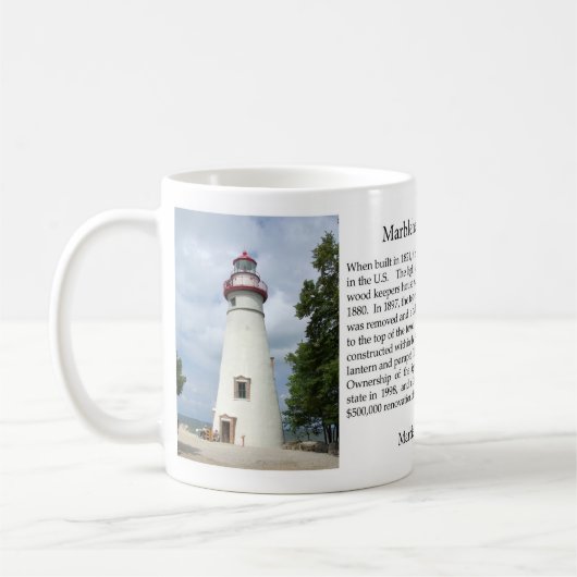 Marblehead Lighthouse Geschichte Tasse (Links)