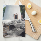 Marblehead Lighthouse Geschirrtuch (Viertel Falte)