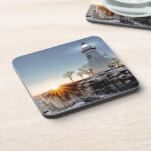 Marblehead Lighthouse Getränkeuntersetzer (Linke Seite)