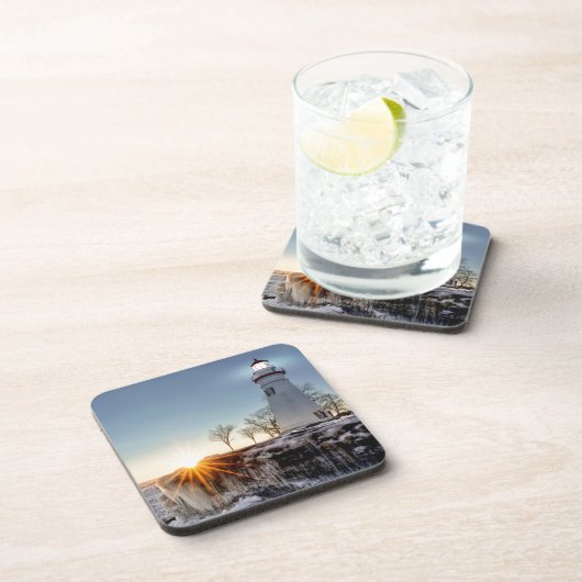 Marblehead Lighthouse Getränkeuntersetzer (Rechte Seite)
