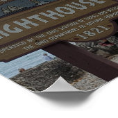 Marblehead Lighthouse in Marblehead, OH, erschaffe Poster (Ecke)