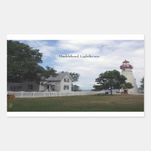 Marblehead Lighthouse & Keepershouse Aufkleber