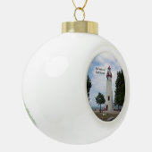 Marblehead Lighthouse Keramik Kugel-Ornament (Links)