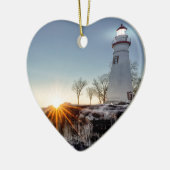Marblehead Lighthouse Keramikornament (Links)