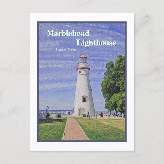 Marblehead Lighthouse/Lake Erie Postkarte (Vorderseite)