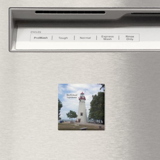 Marblehead Lighthouse-Magnet Magnet (In Situ (Geschirrspüler))