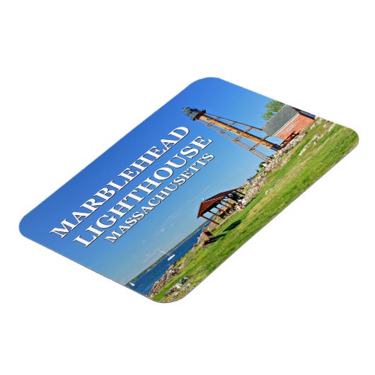 Marblehead Lighthouse, Massachusetts Flexi Magnet (Linke Seite)