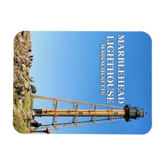 Marblehead Lighthouse, Massachusetts Flexi Magnet (Horizontal)