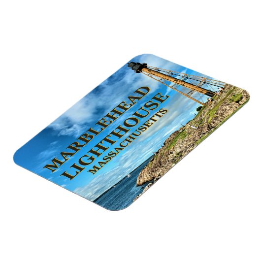 Marblehead Lighthouse, Massachusetts Flexi Magnet (Linke Seite)