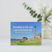 Marblehead Lighthouse, Massachusetts Postkarte (Stehend Vorderseite)
