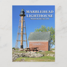 Marblehead Lighthouse, Massachusetts Postkarte