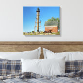 Marblehead Lighthouse Massachusetts Wrapped Canvas Leinwanddruck (Insitu (Schlafzimmer))