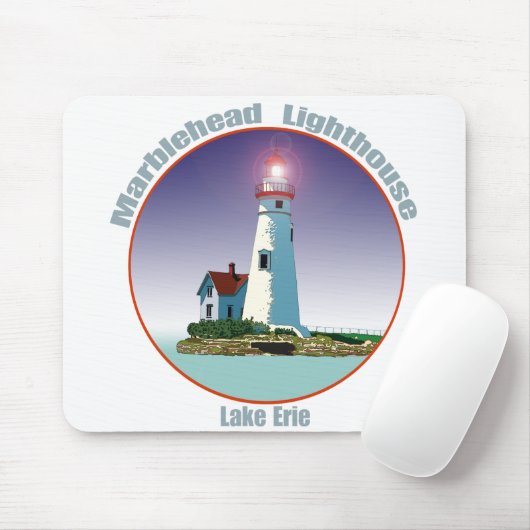Marblehead Lighthouse Mousepad (Mit Mouse)