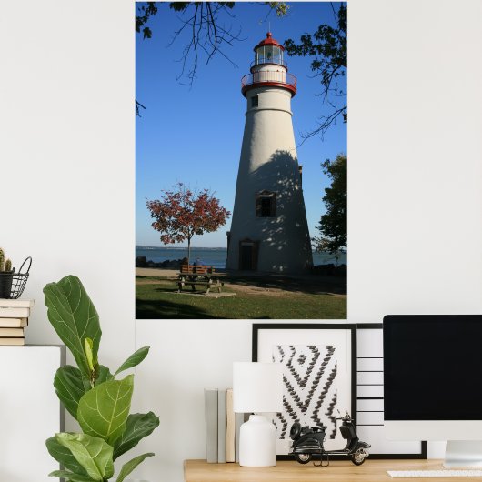 Marblehead Lighthouse, Ohio Poster (Heimbüro)