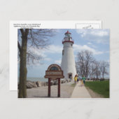 Marblehead Lighthouse, Ohio Postkarte (Vorne/Hinten)