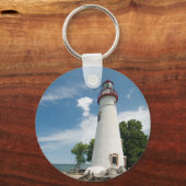 Marblehead Lighthouse, Ohio Schlüsselanhänger (Vorderseite)
