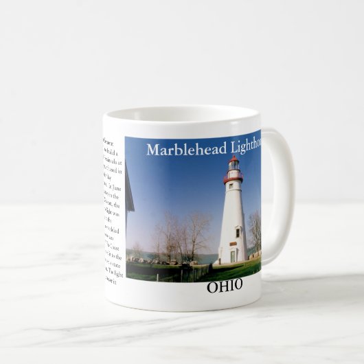 Marblehead Lighthouse, Ohio Tasse (VorderseiteRechts)