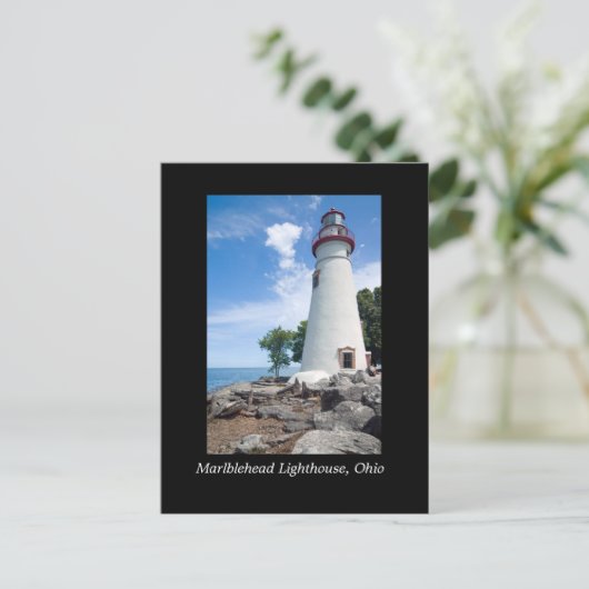 Marblehead Lighthouse Postkarte (Stehend Vorderseite)