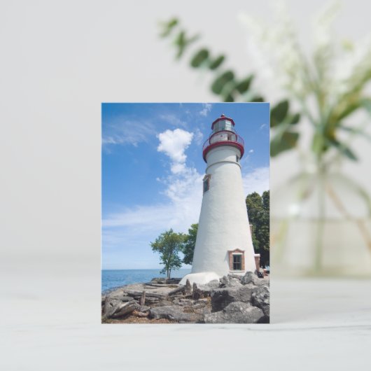Marblehead Lighthouse Postkarte (Stehend Vorderseite)