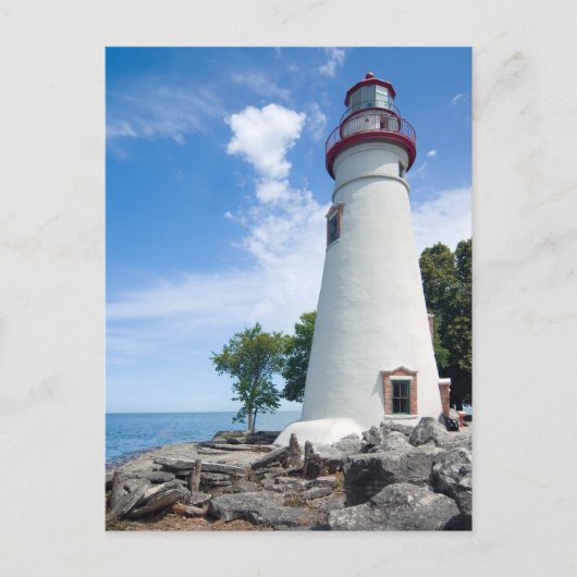 Marblehead Lighthouse Postkarte (Vorderseite)