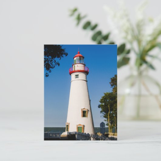 Marblehead Lighthouse Postkarte (Stehend Vorderseite)