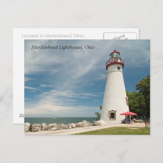 Marblehead Lighthouse Postkarte (Vorne/Hinten)