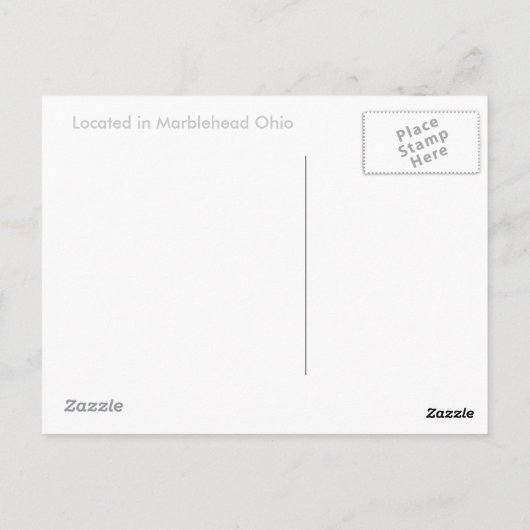 Marblehead Lighthouse Postkarte (Rückseite)