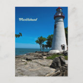Marblehead Lighthouse Postkarte (Vorderseite)