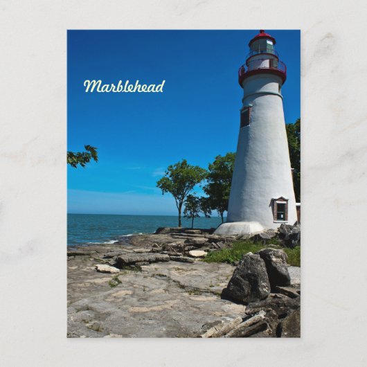 Marblehead Lighthouse Postkarte (Vorderseite)