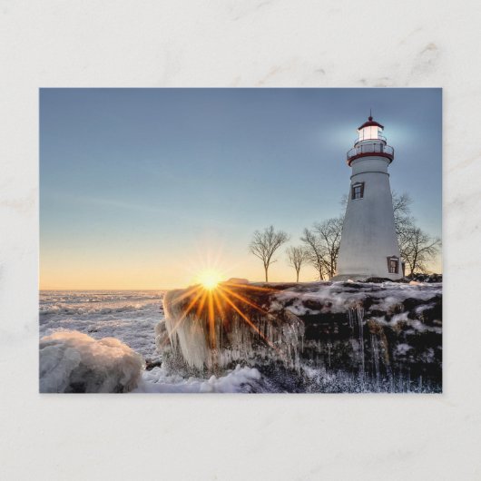 Marblehead Lighthouse Postkarte (Vorderseite)