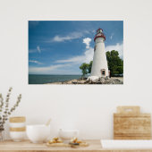 Marblehead Lighthouse Print Poster (Küche)