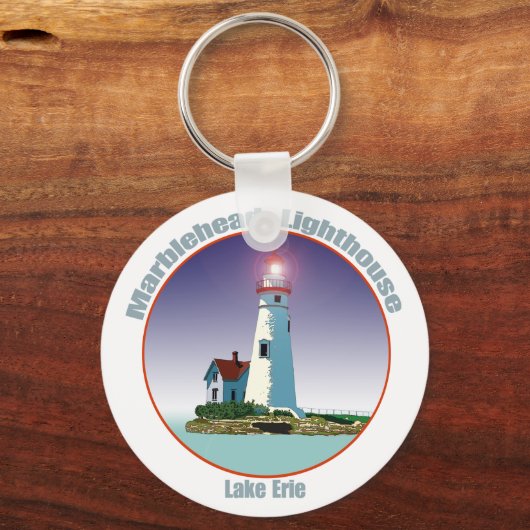 Marblehead Lighthouse Schlüsselanhänger (Vorderseite)