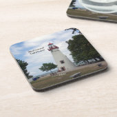 Marblehead Lighthouse Set von 6 Untersetzer aus Ku (Linke Seite)