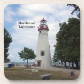 Marblehead Lighthouse Set von 6 Untersetzer aus Ku (Vorderseite)