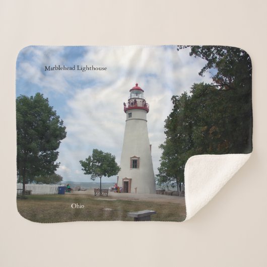 Marblehead Lighthouse-Sherpa-Decke Sherpadecke (Vorderseite (Horizontal))
