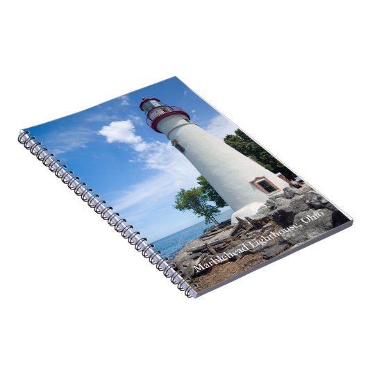 Marblehead Lighthouse Spiral Notebook Notizblock (Rechte Seite)