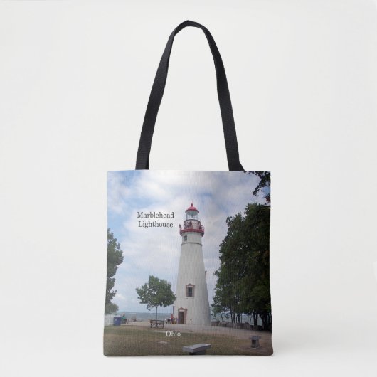 Marblehead Lighthouse Totasche Tasche (Vorderseite)