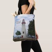 Marblehead Lighthouse Totasche Tasche (Von Nahem)