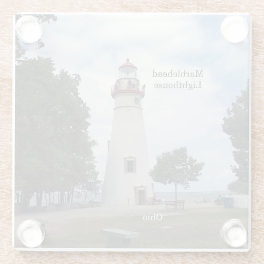 Marblehead Lighthouse Untersetzer (Rückseite)