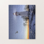 Marblehead Lighthouse Winter Sunrise Puzzle (Vertikal)