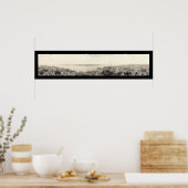 Marblehead MA Birdseye Foto 1912 Poster (Küche)