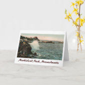 Marblehead Neck Massachusetts Greeting Card Karte (Gelbe Blume)