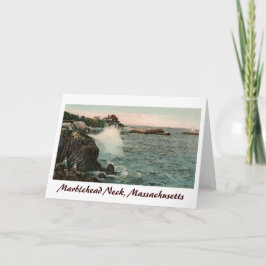Marblehead Neck Massachusetts Greeting Card Karte