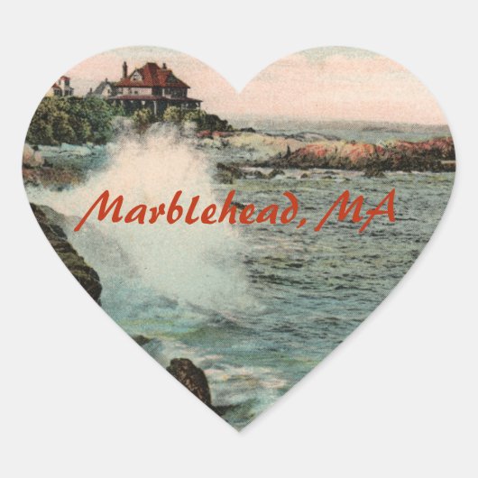 Marblehead Neck Massachusetts Stickers (Vorderseite)
