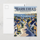 Marblehead USA Postkarte (Vorne/Hinten)