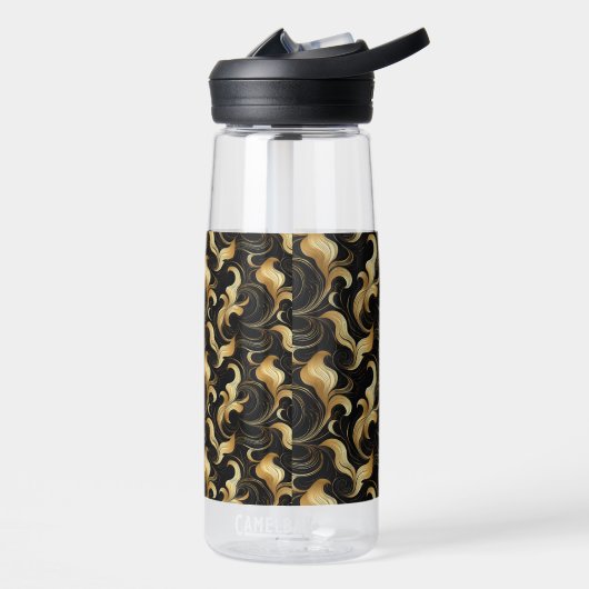 Marbleid dekorative Black Gold Flasche (Links)