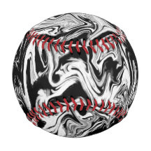 Marbleied Black and White Modern Abstrakt Artwork