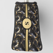 Marbleied Putter Golf Head Cover Headcover (Rotieren 90)