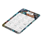 Marbles and Stones 2018 Calendar Magnet (Linke Seite)