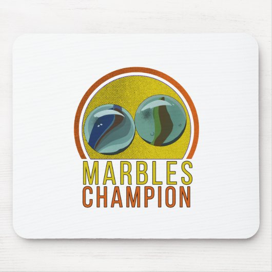 Marbles Champion Mousepad (Vorne)